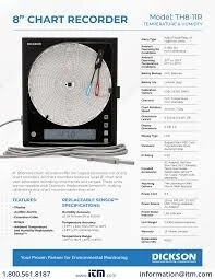 ENREGISTREUR GRAPHIQUE DE TEMPERATURE,HUMIDITÉ ET POINT DE ROSÉ  - DICKSON