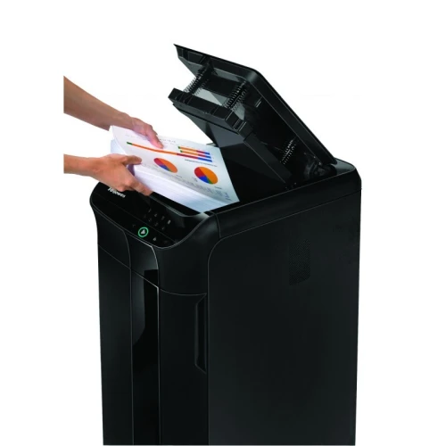 DESTRUCTEUR DE DOCUMENTS 68 LITRES  FELLOWES  AUTOMAX 350C COUPE CROISEE  P4 
