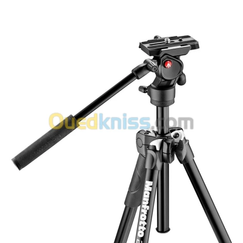 TRIPIED MANFROTTO 290 LIGHT EN ALUMINIUM NOIR