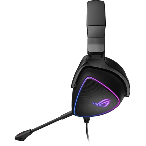CASQUE ASUS ROG  DELTA BLACK  RETRO ECLAIRAGE RGB GAMER 