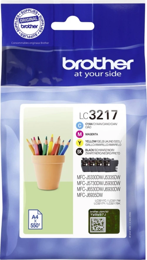  PACK CARTOUCHE BROTHER LC3217