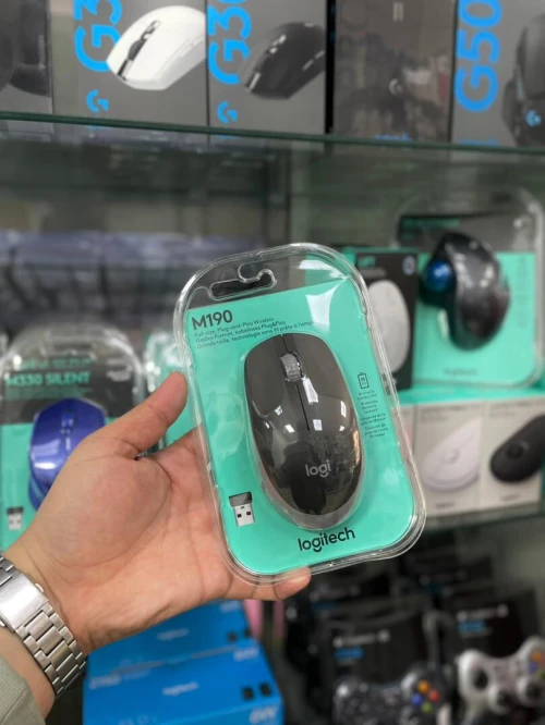 SOURIS LOGITECH SANS FIL M190 GRIS CHARBON/GRIS MOYEN