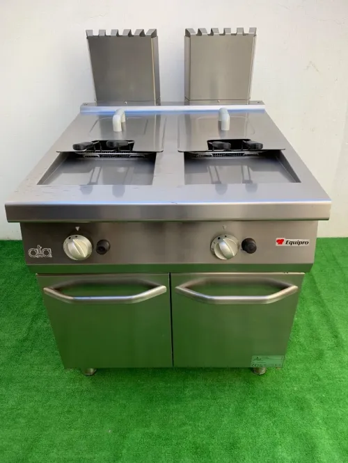 Friteuse à Gaz - double bac 2 x 20 litres