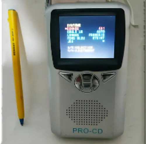 MINI TV COULEUR PORTABLE VINTAGE
