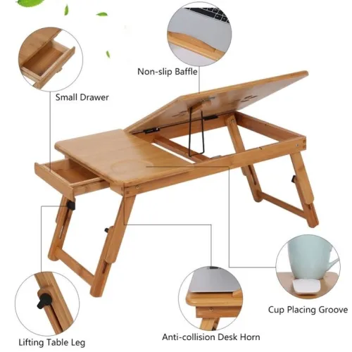 Table pc pour lit 