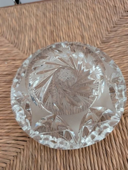 Cendrier en cristal de luxe 