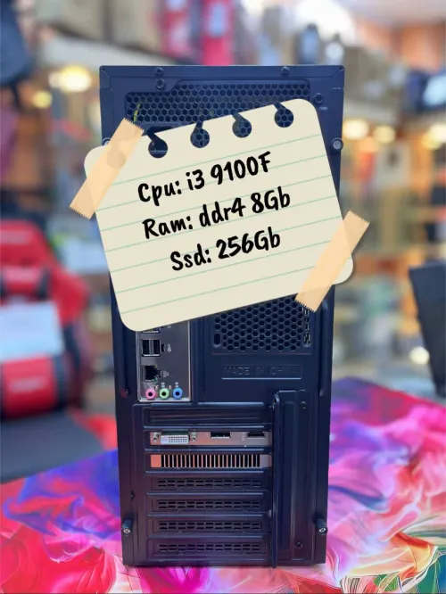 معالج Intel Core i3 9100F الجيل التاسع (حتى 4.20GHz)