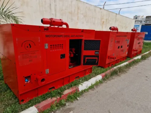 MOTOPOMPE DIESEL ANTI-INCENDIE CAPOTEE