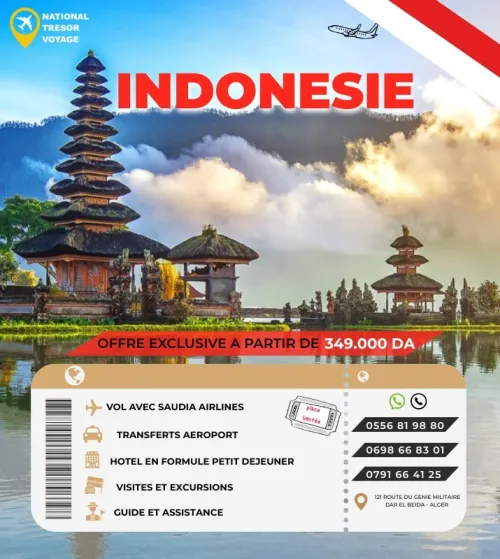 VOYAGE ORGANISE BALI 2026