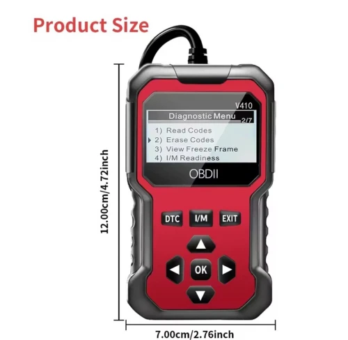 Scanner Obd2 pour voiture, outil de Diagnostic, lecteur de Code, lecteur de Code de défaut du moteur, peut diagnostic de tous les protocoles Obd