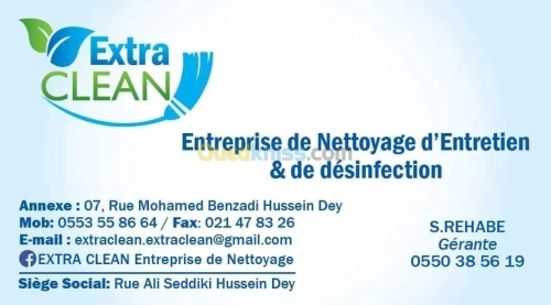 Entreprise de nettoyage et de désinfection 