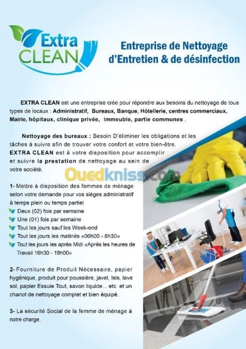 Nettoyage des entreprises 