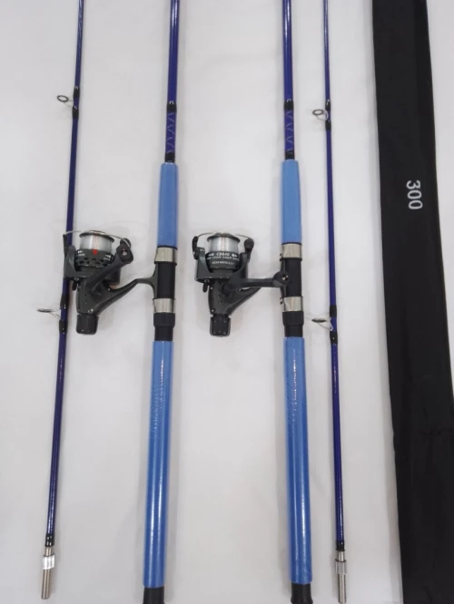 Canne à pêche pleine 3 mettre avec moulinet taille 5000