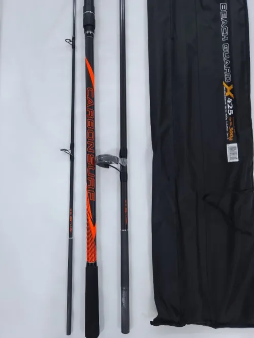 Canne à pêche surfcasting Kaida BEACH GUARD 4m25cm carbon