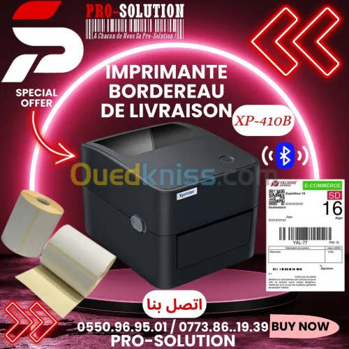 Imprimante bordereau Xprinter XP-410B Bluetooth