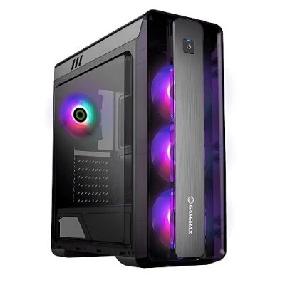 BOITIER GAMING GAMEMAX MOONLIGHT FRGB BLACK