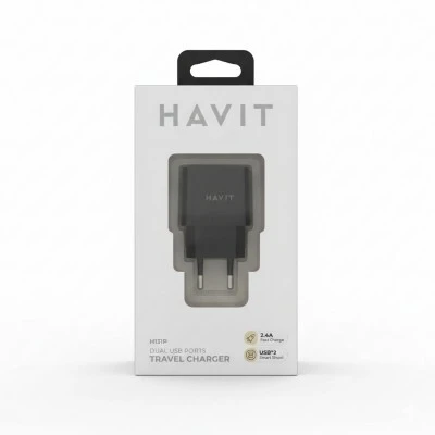 CHARGEUR HAVIT UC131 12W USB 2.4A