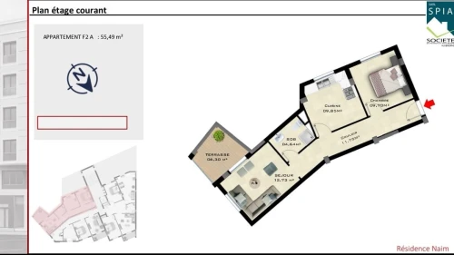Vente Appartement F2 F3 Oran Bousfer