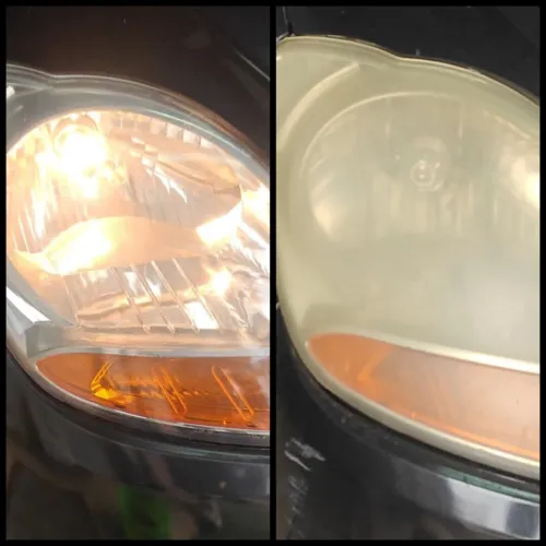 Nettoyage phare automobile 