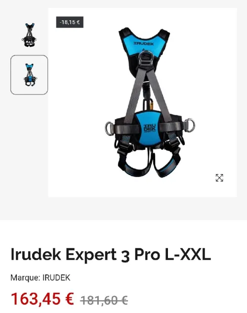Harnais de Sécurité Professionnel - TruDek Expert Pro