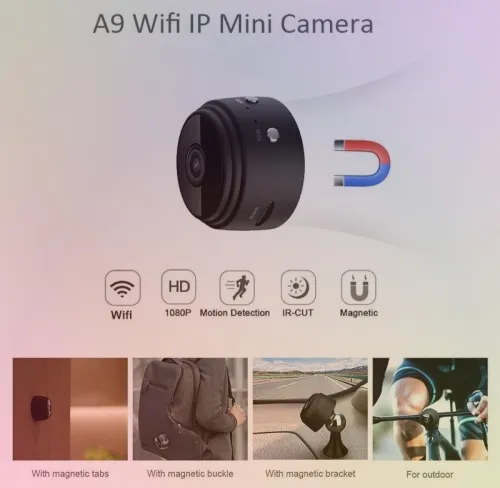 Caméra mini de surveillance sans fil 2023