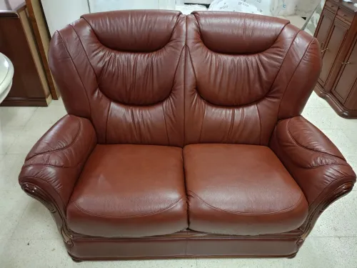 Salon en cuir véritable