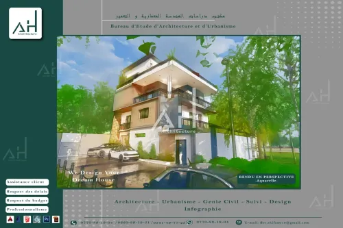 offre de service ARCHITECTE Agrée /étude promotion immobilière / Villa modern