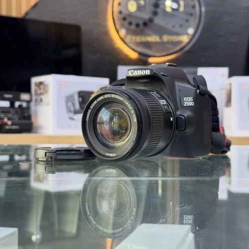 Canon 250D avec 18-55mm en excellent état batterie et chargeur