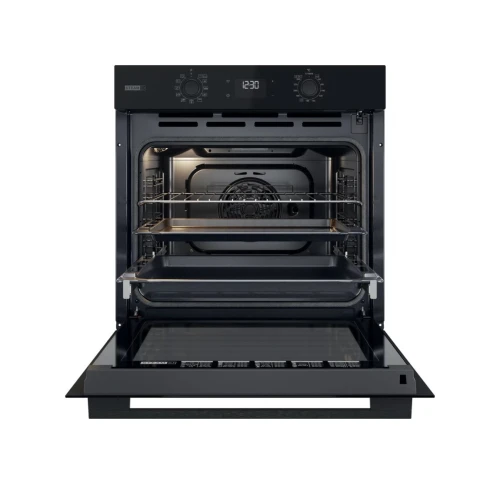 four whirlpool a vapeur steam encastrable electrique noir pyrolyse