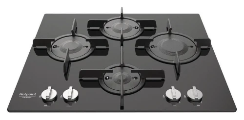  Table de cuisson ariston verre noir (plaque) à gaz à encastrer 60 cm 
