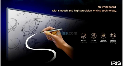 IRIS ECRAN INTERACTIF 75"A100 PRO