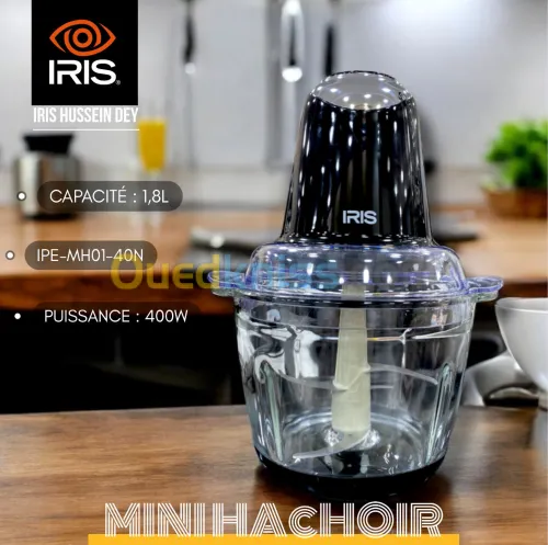 IRIS MINI HACHOIR 1.8L 400W 2 VITESSE 