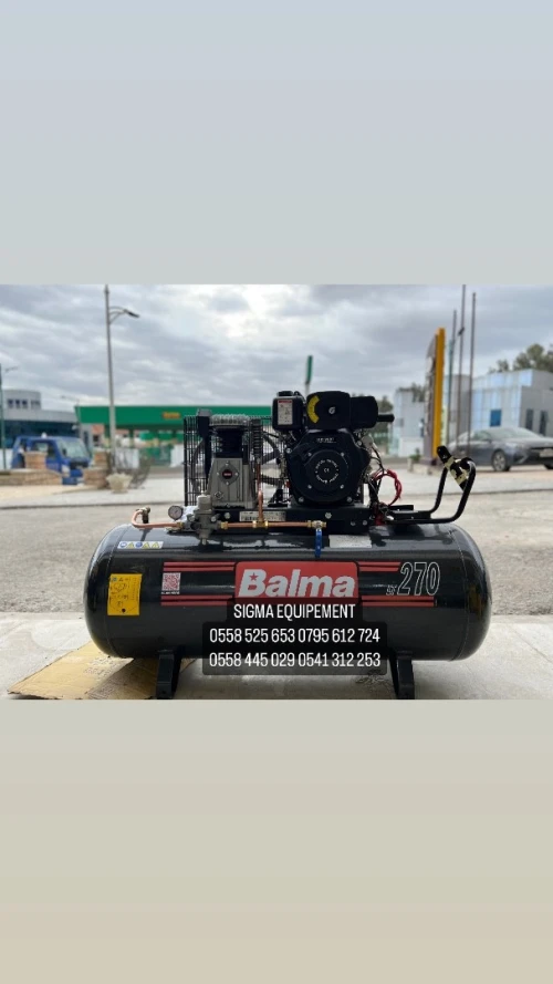 COMPRESSEUR 270L BALMA 4HP DIESEL DEMAREUR