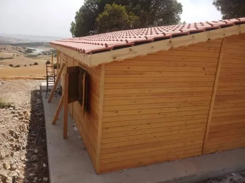 Construction des chalets et bungalow et Kiosque en bois 