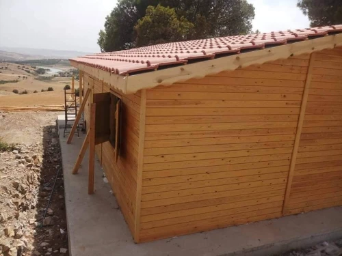 Construction des chalets et bungalow et Kiosque en bois 