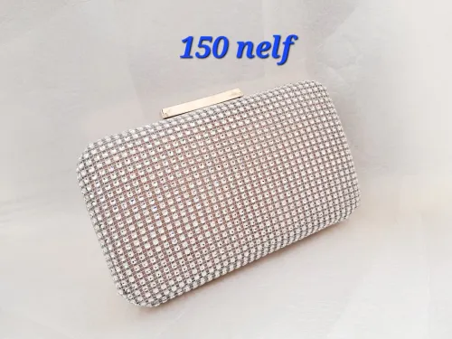 Pochette soirè argent  بوشات سواغي اغجو