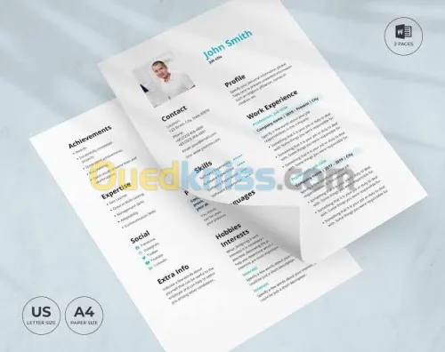Cv Professionnel سيرة ذاتية احترافية
