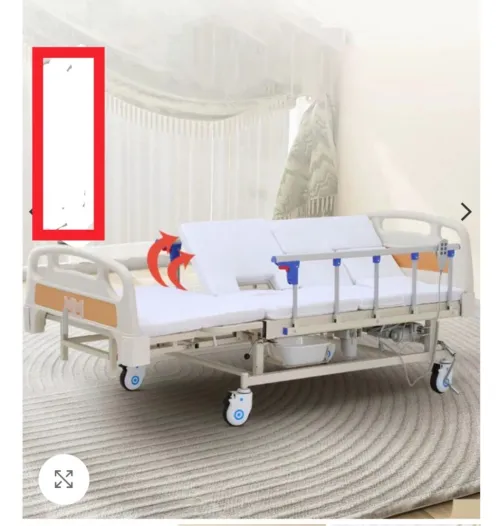 Lit médicalisé spécial (manuel et non pas au télécommande)