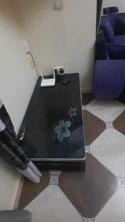 Salon avec table tv