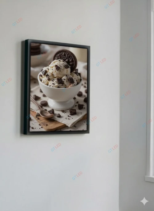 Ice cream shop decor | Cadre glacier moderne | Déco salon de glace