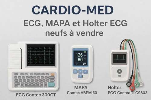 Ecg, mapa et holter ecg