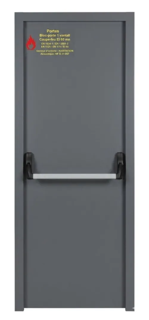 Porte Anti Incendie Conforme au normes international