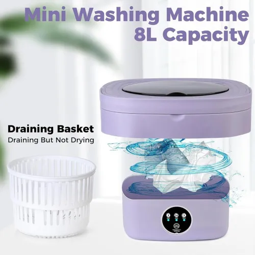 Mini Machine à Laver Pliable