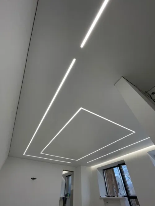 Placoplâtre led profil décoration peinture 
