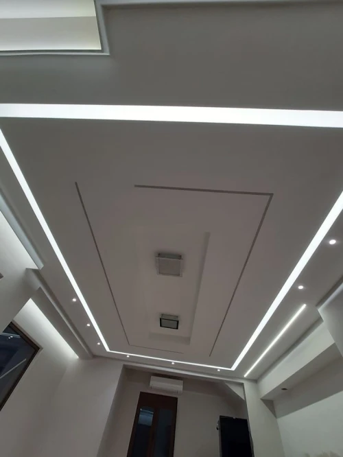 Placoplâtre peinture led profil 
