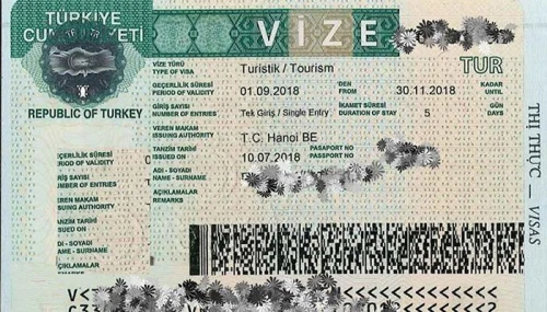 Rendez-vous + traitement de dossier Visa Turquie