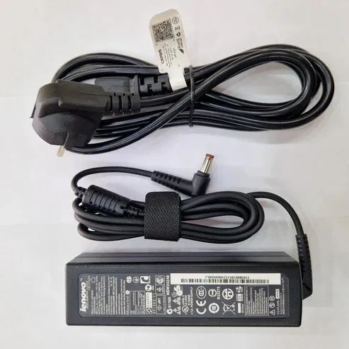 Chargeur Laptop Lenovo Original 60W 20V 2.25A  Fiche Marron avec Câble Trèfle État Neuf