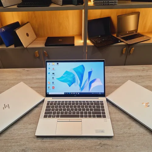 HP EliteBook 845 G8 AMD Ryzen 5 PRO 5650U 8GB ou 16GB RAM SSD 256GB Écran 14 Pouces État Excellent Garantie 12 Mois Vente sur Facture