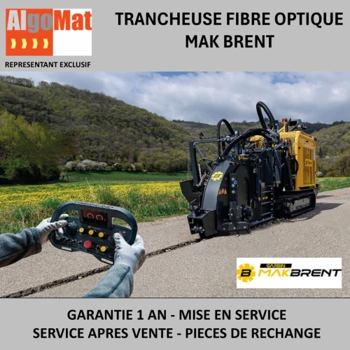 MAKBRENT TRANCHEUSE AUTONOME    ماكبرينت TRANCHEUSE FIBRE OPTIQUE GARBIN MAK 630 قطاعة الألياف الضوئية 2025