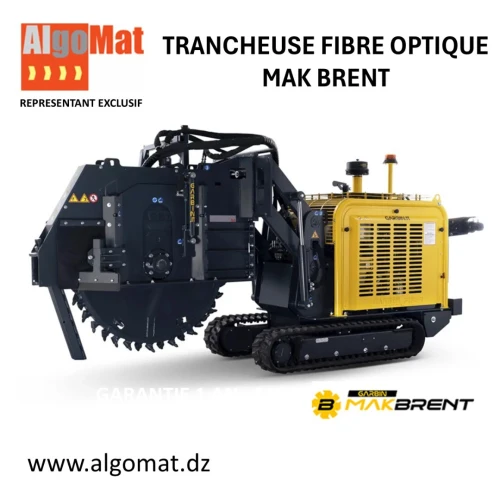 MAKBRENT TRANCHEUSE AUTONOME    ماكبرينت TRANCHEUSE FIBRE OPTIQUE GARBIN MAK 630 قطاعة الألياف الضوئية 2025
